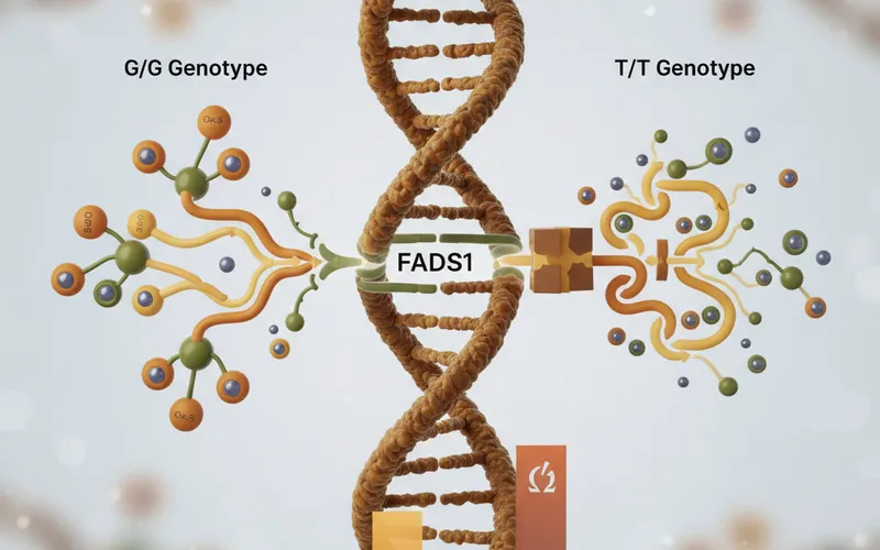 Gen-Typ entscheidet: Wie Ihr FADS1-Polymorphismus die Fettsäure-Verwertung sabotiert