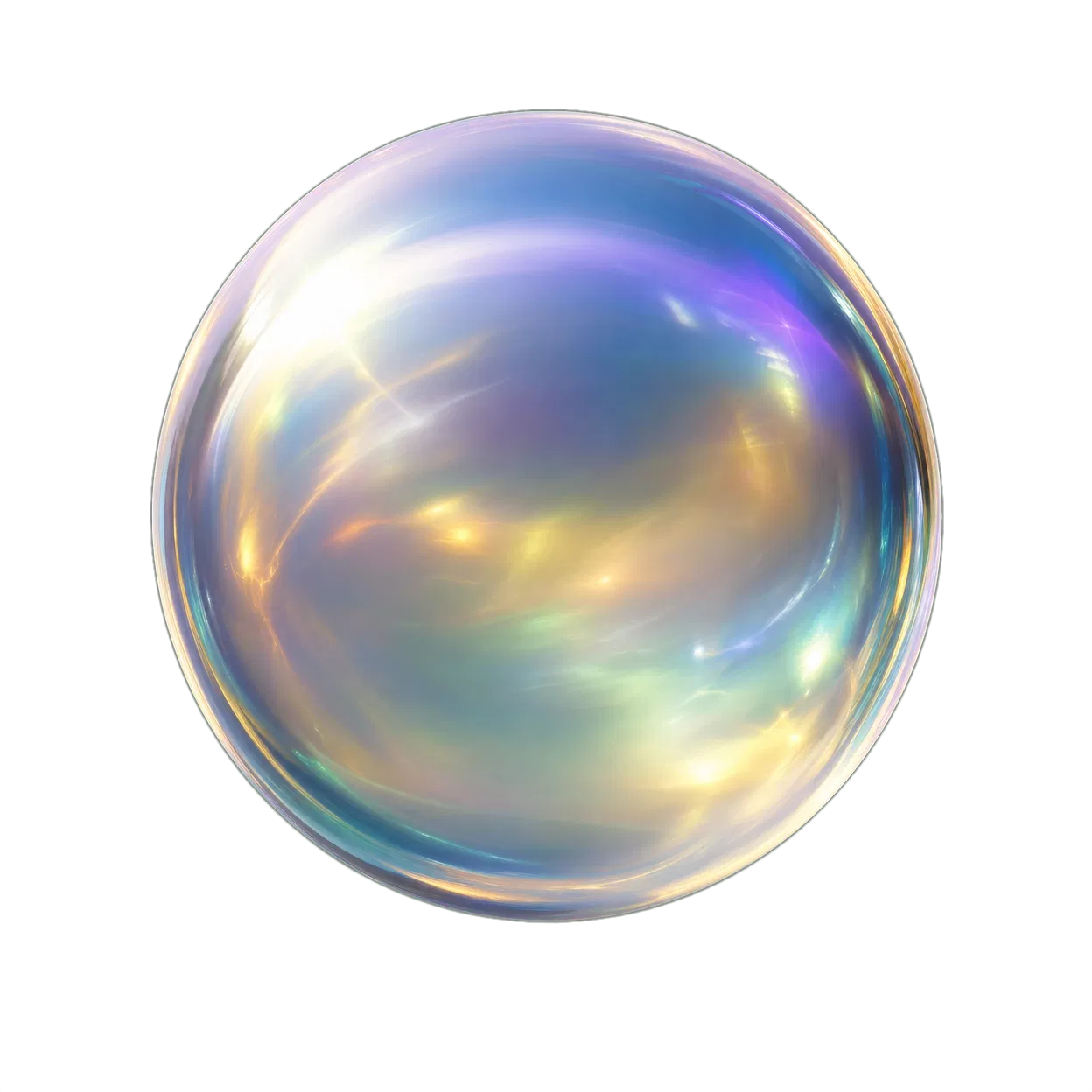 Abstract glowing orb representing AI intelligence and innovation