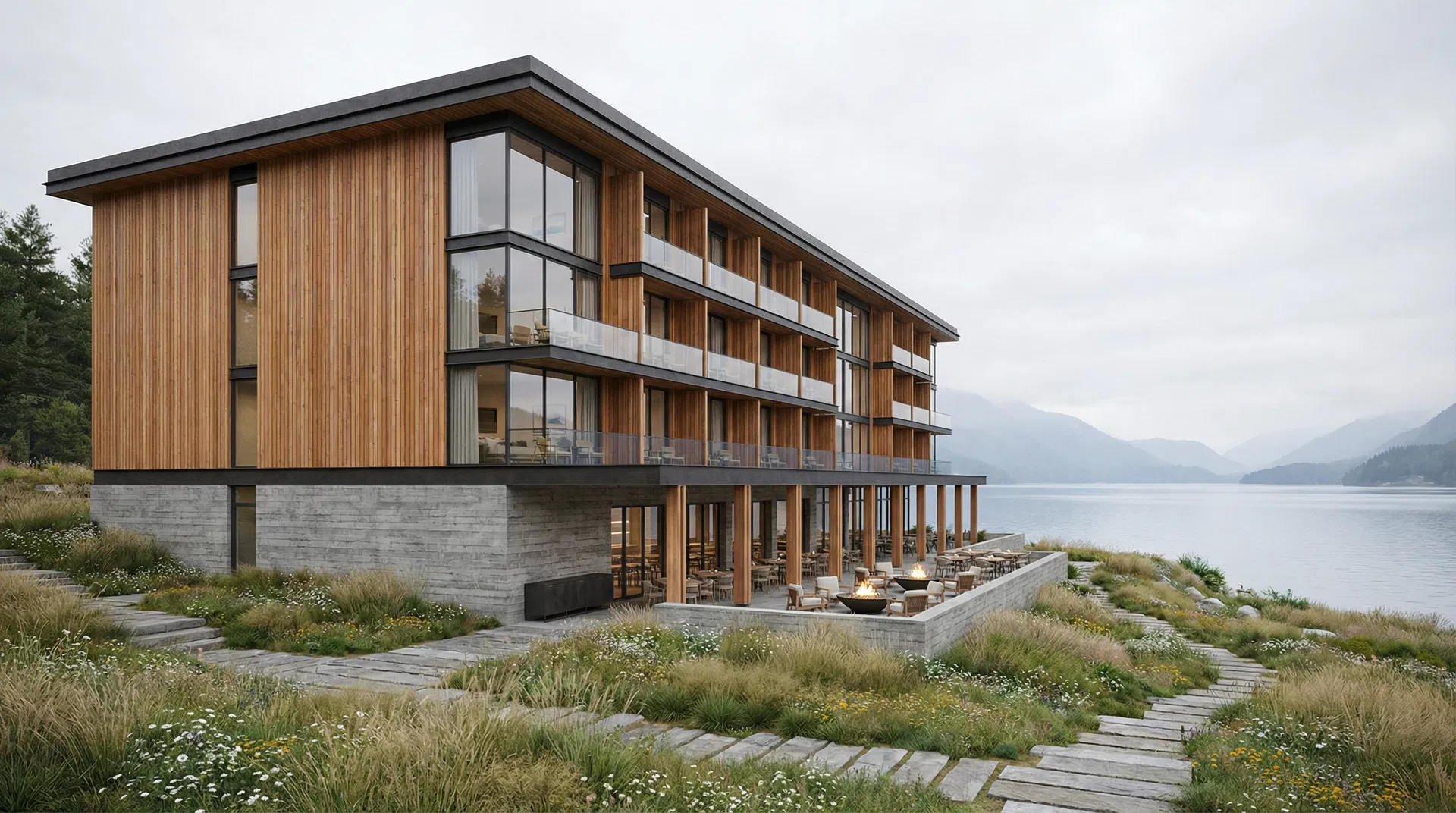 Hotel Owasco architectural concept