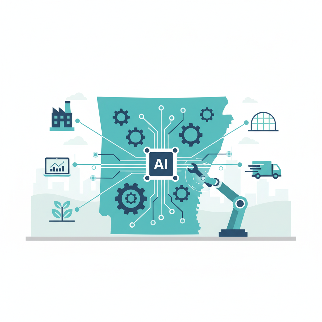 Professional business showing AI automation in Northwest Arkansas