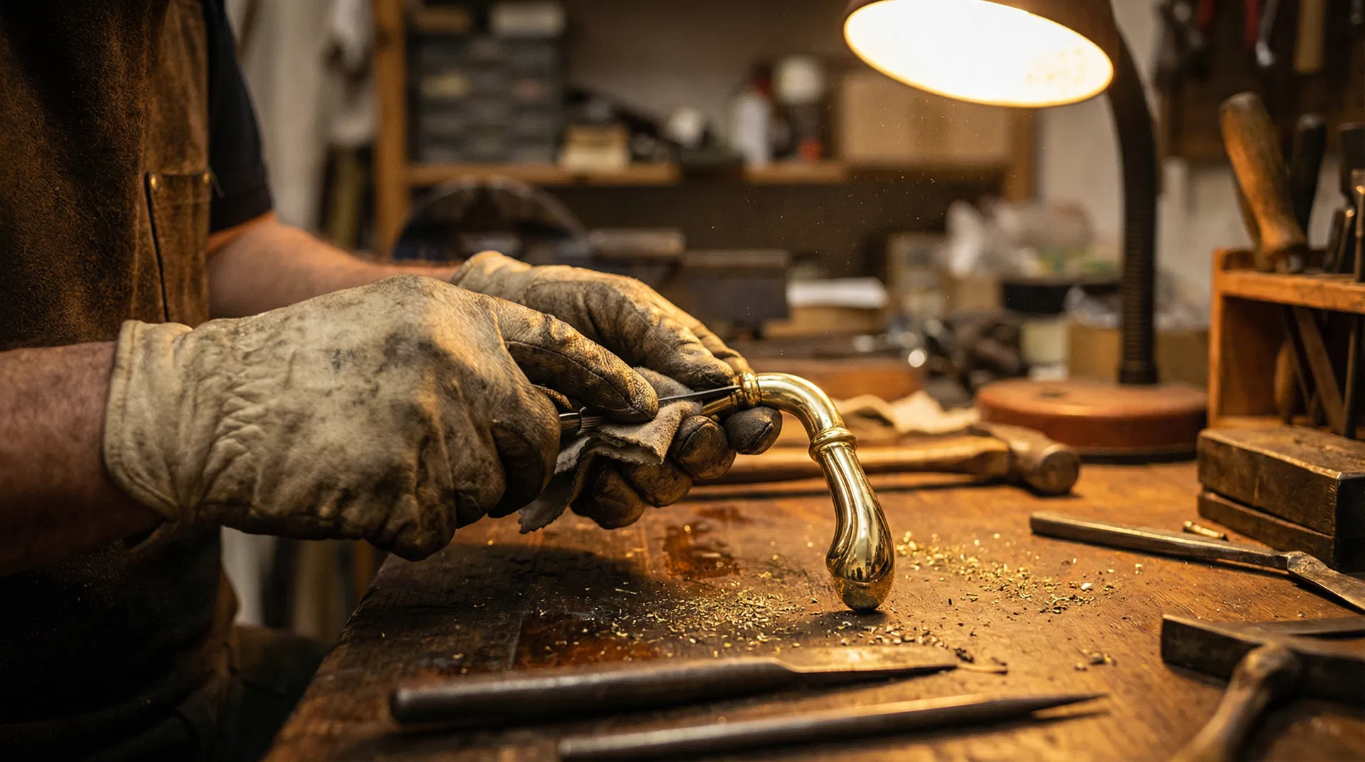 Master craftsman at work