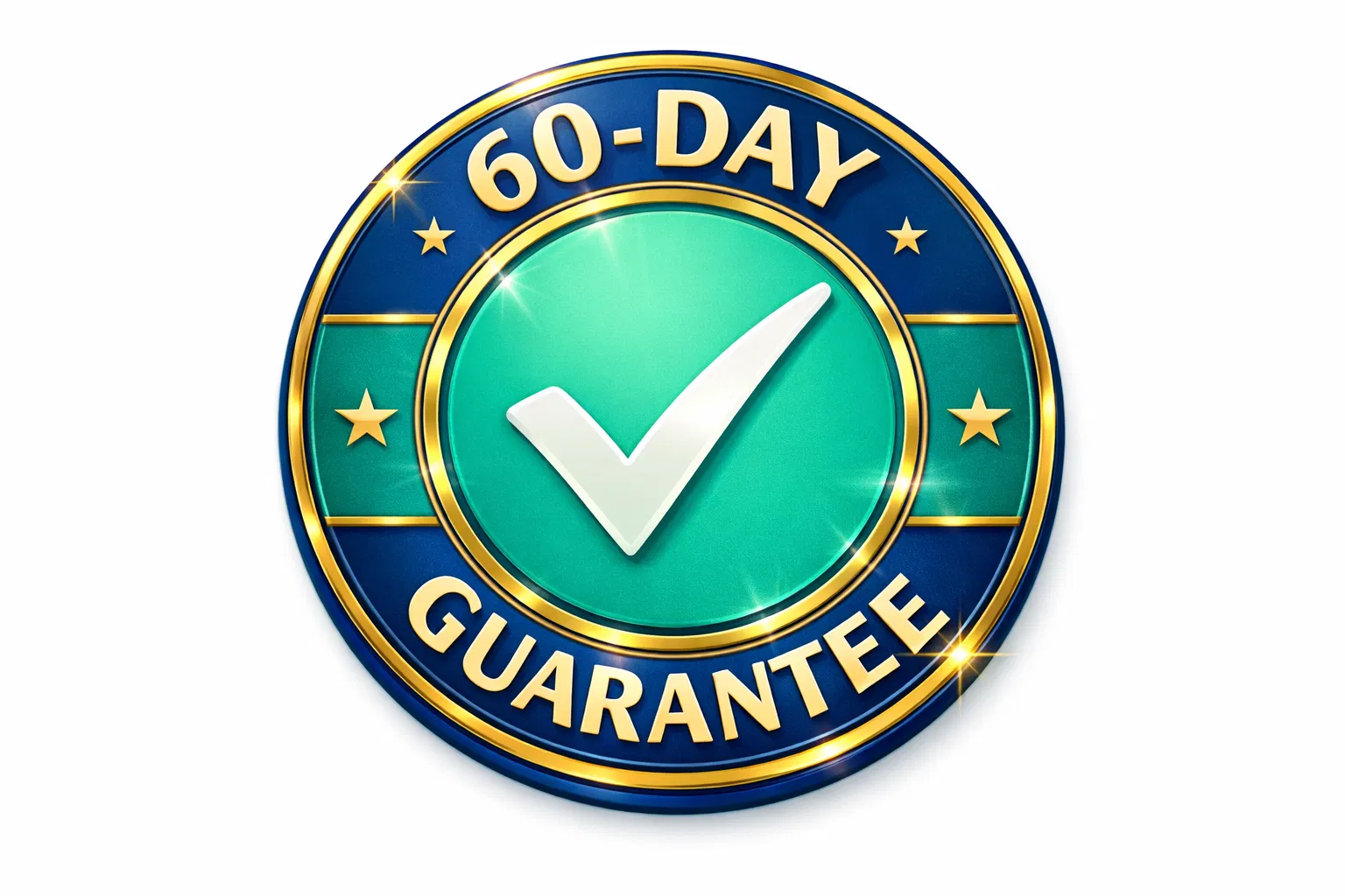 60-day money back guarantee