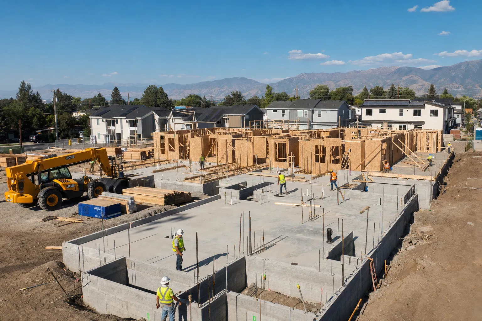 50+ unit affordable housing development under construction