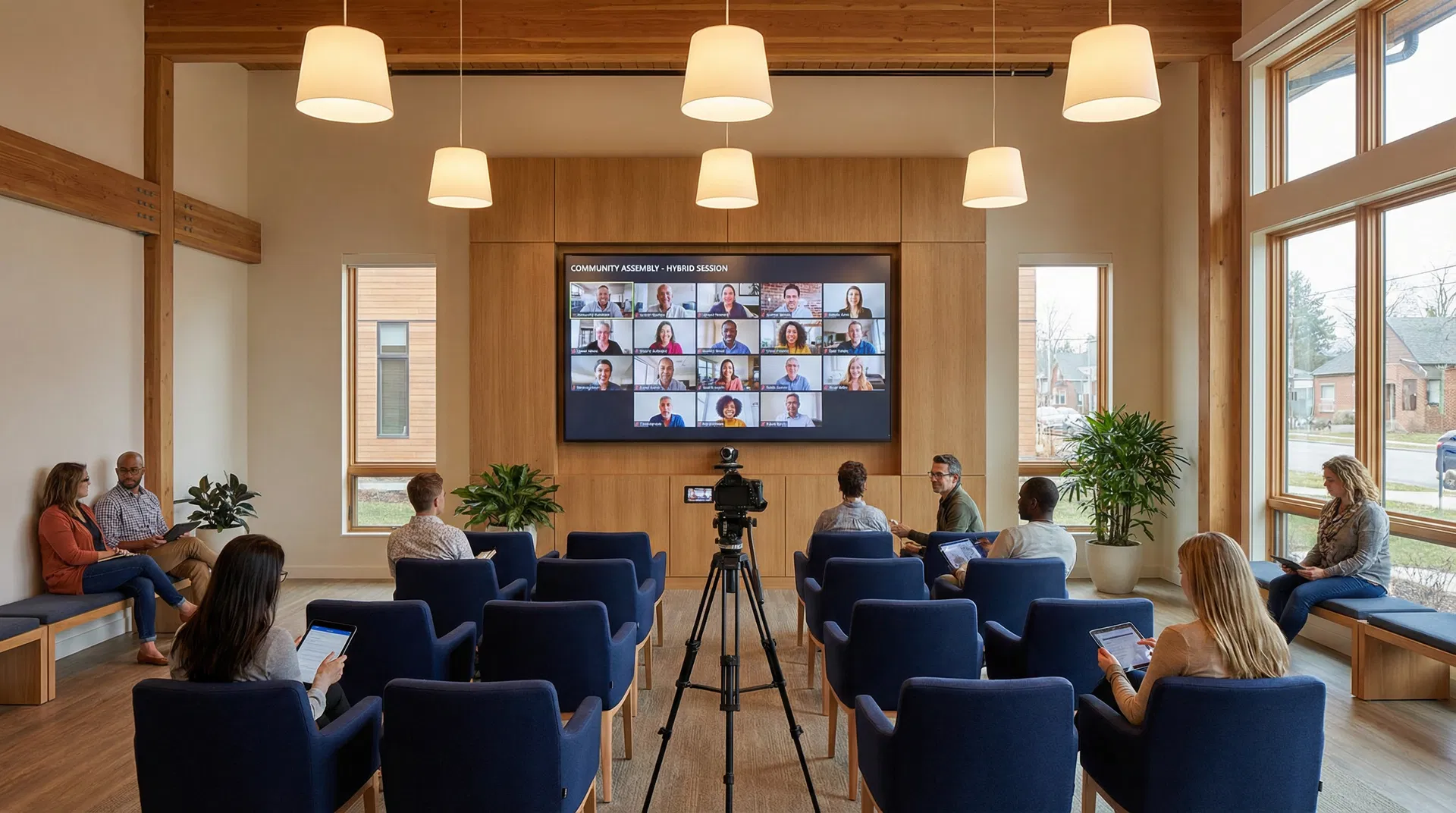 Junta híbrida de comunidad con URBIVANA