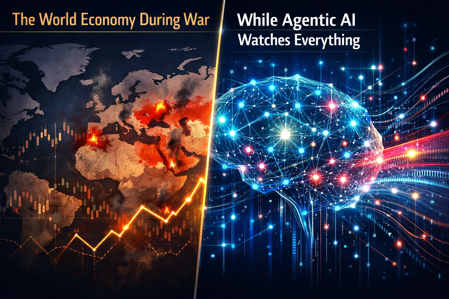 The World Economy During War — While Agentic AI Watches Everything