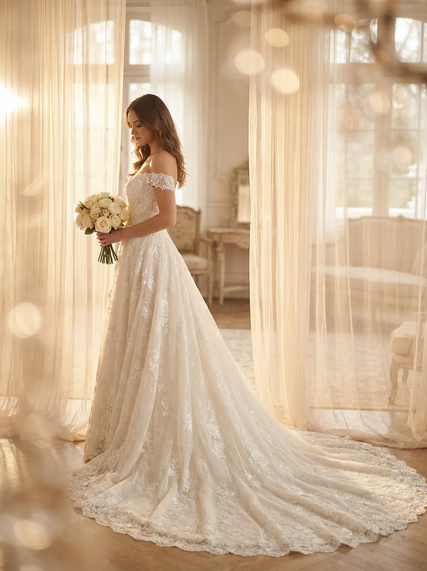 Bridal gown at Marieta's