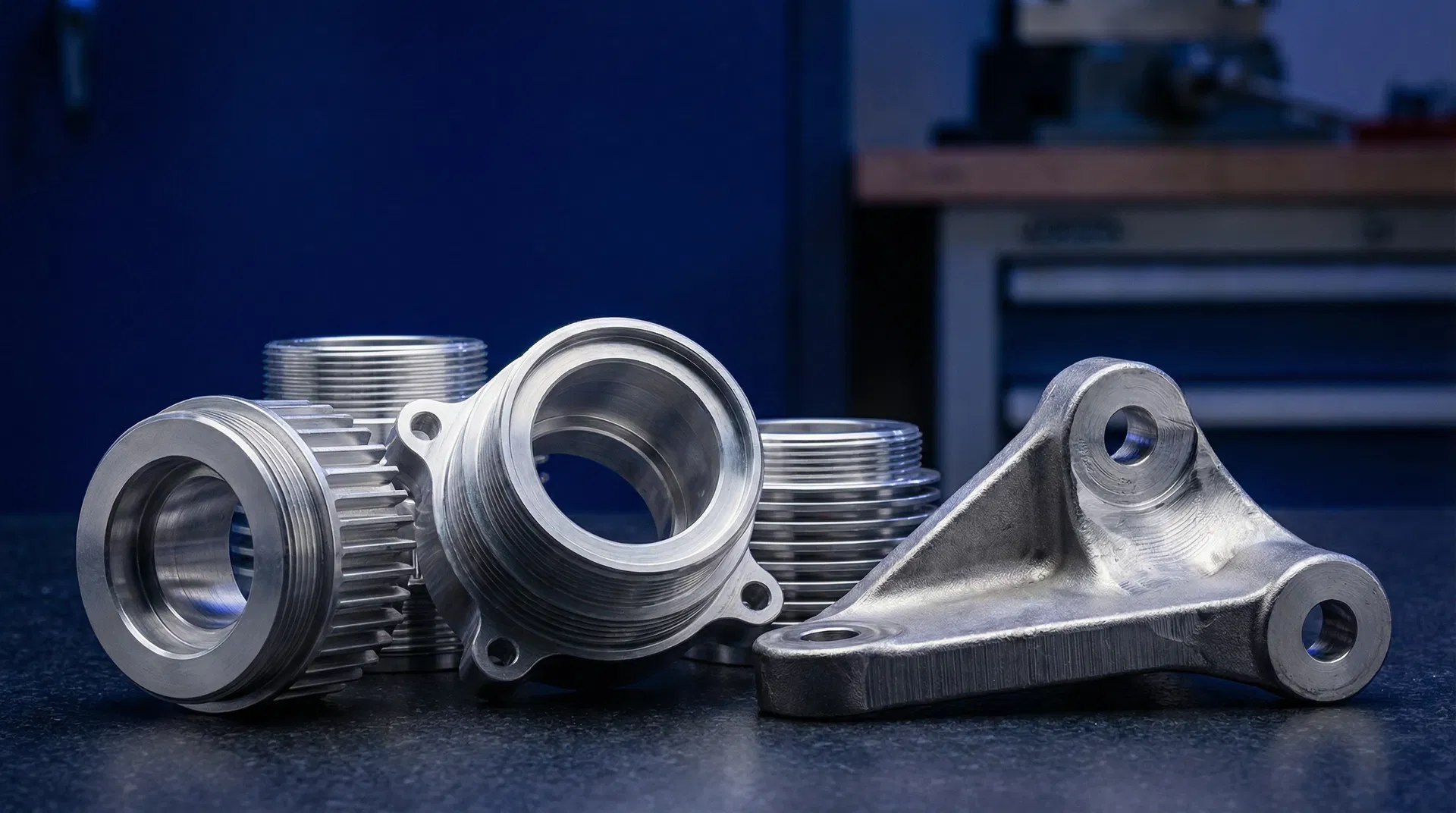 Precision machined aerospace components