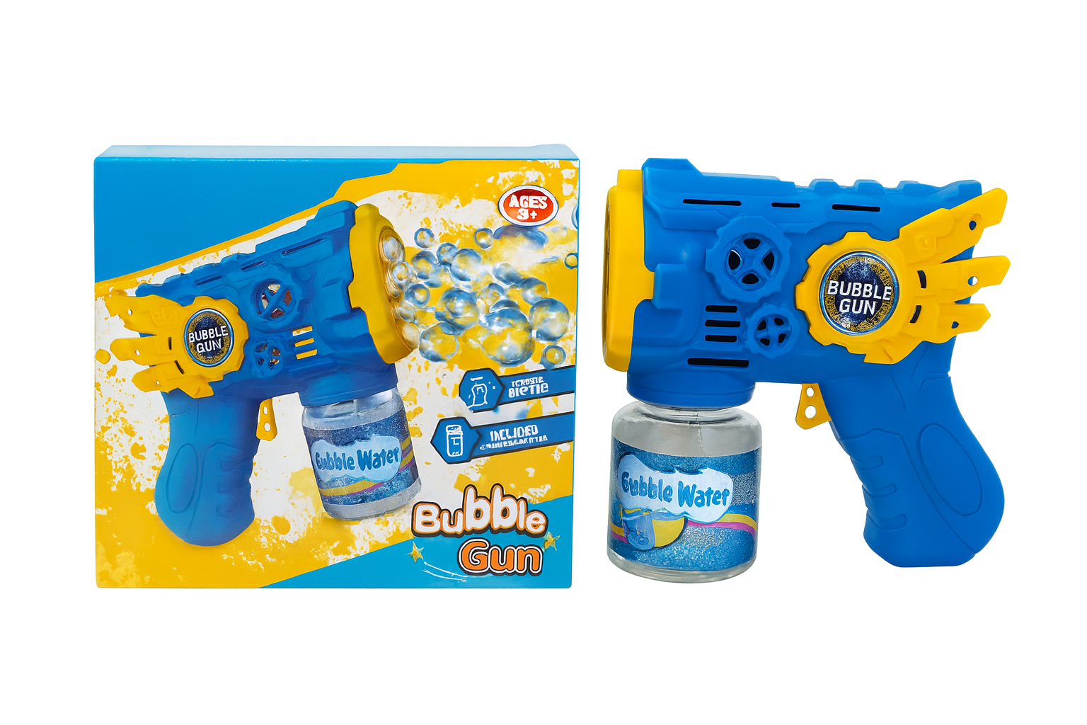 Pistola Lança Bolhas Bubble Gun Infantil com Líquido – Brinquedo Divertido - Foto 3