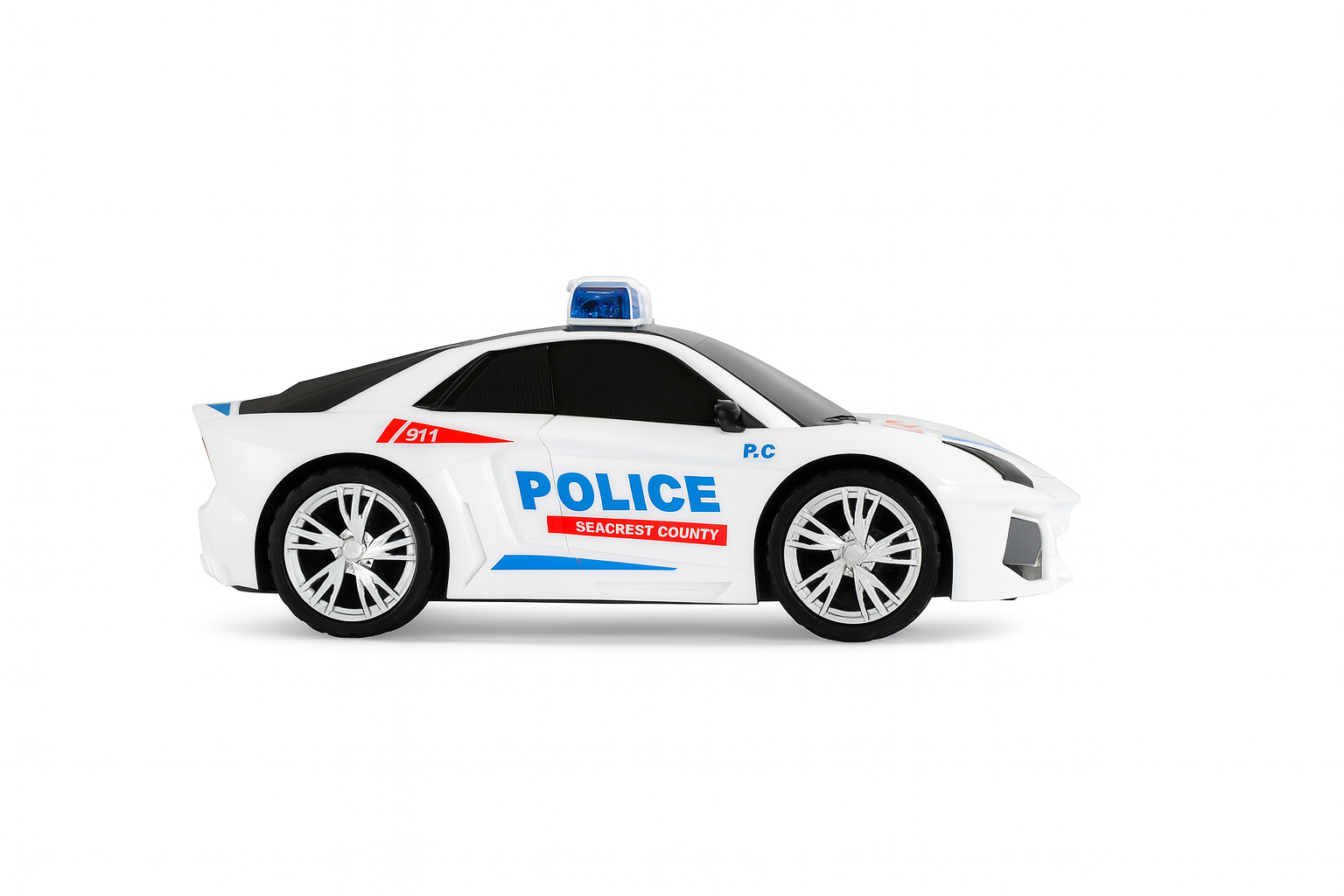 Carrinho de Polícia Infantil Super Carro com Luz – Estilo Esportivo - Foto 2