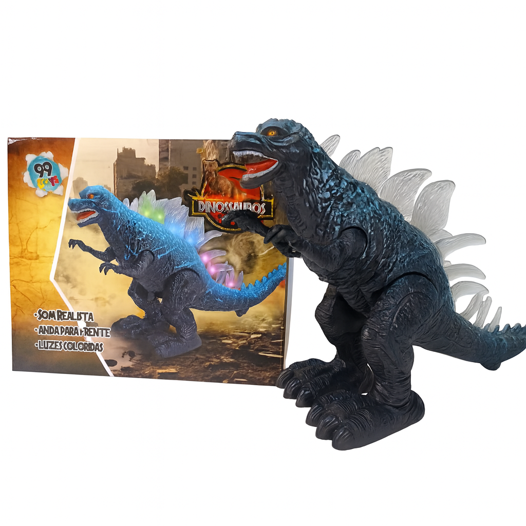 Dinossauro Gigante com Luzes e Som – Brinquedo Interativo Infantil - Foto 5