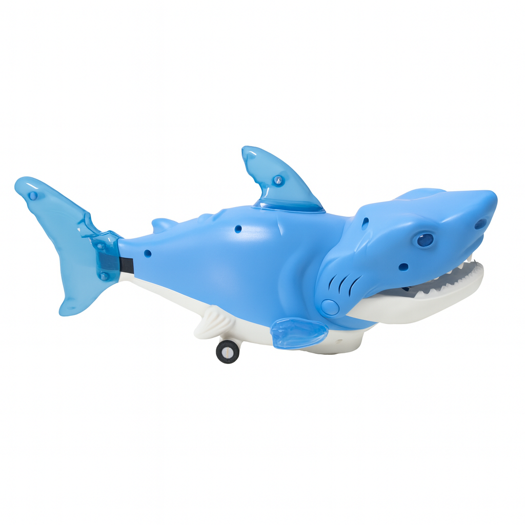 Tubarão Brinquedo Motorizado com Luzes e Sons – Shark Toy Infantil - Foto 2