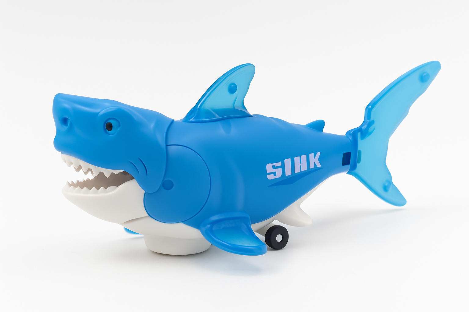 Tubarão Brinquedo Motorizado com Luzes e Sons – Shark Toy Infantil - Foto 3