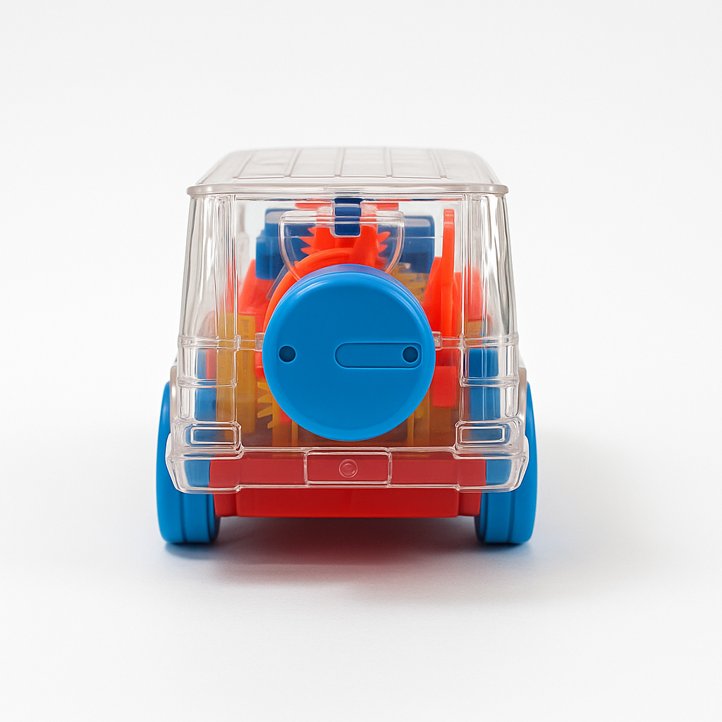 Carrinho Off-Road Transparente com Engrenagens, Luzes e Sons – Brinquedo Infantil - Foto 3