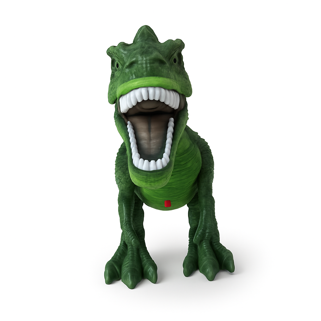 Dinossauro T-Rex Interativo que Solta Fumaça com Luz e Som – Brinquedo Infantil