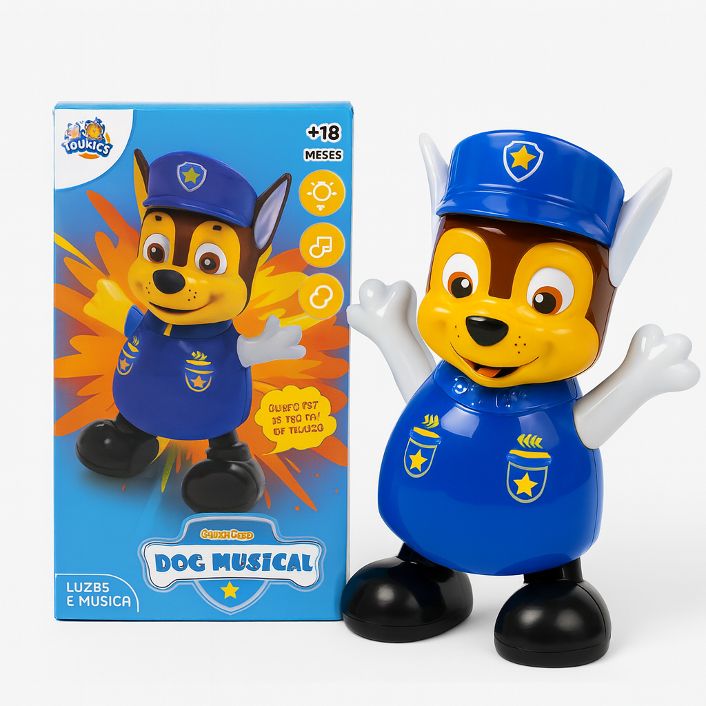 Cachorrinho Musical Infantil com Luzes e Sons – Brinquedo Interativo - Foto 5