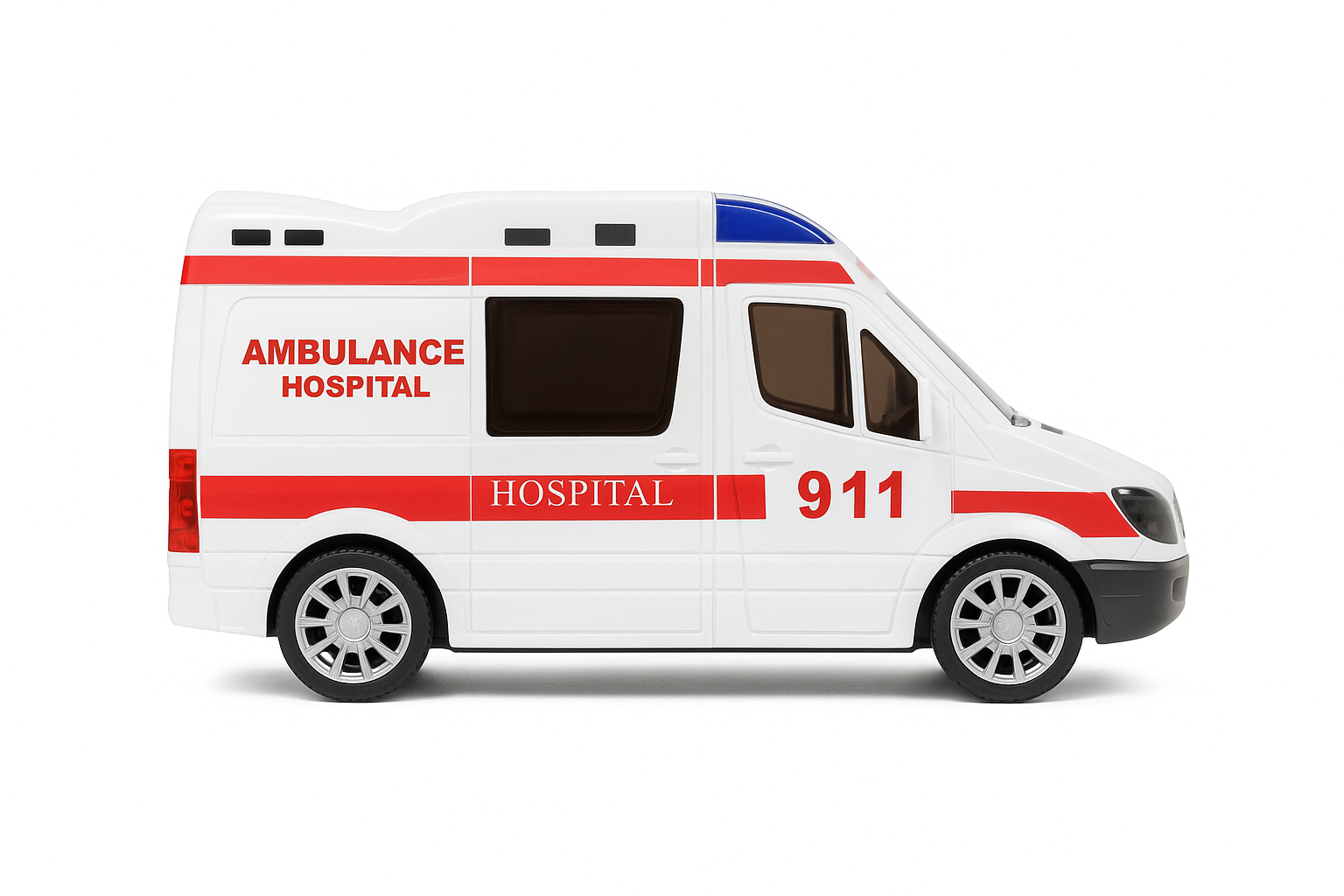 Ambulância Hospital Infantil com Luz e Som – Brinquedo Educativo - Foto 2