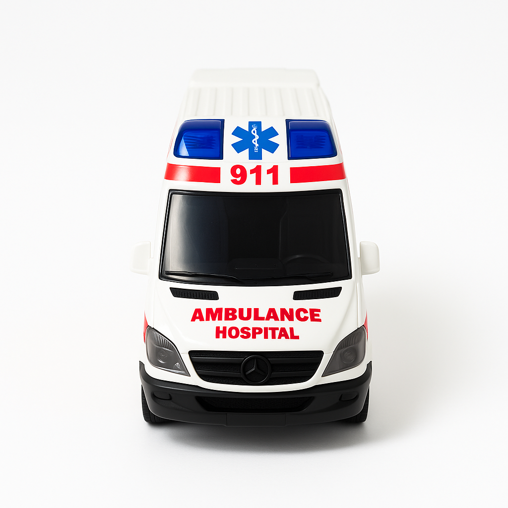 Ambulância Hospital Infantil com Luz e Som – Brinquedo Educativo