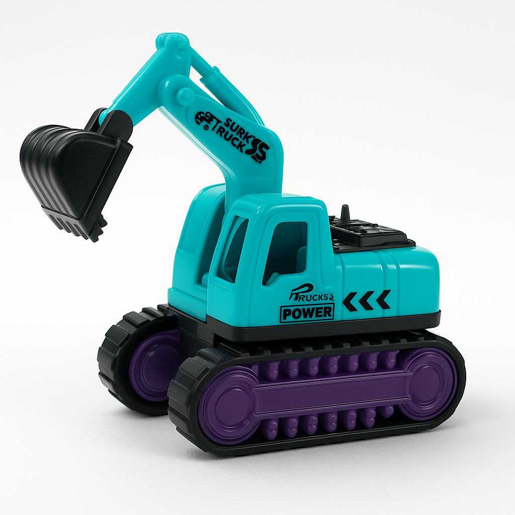 Escavadeira Infantil Brinquedo a Pilha com Luz – Truck Power - Foto 2