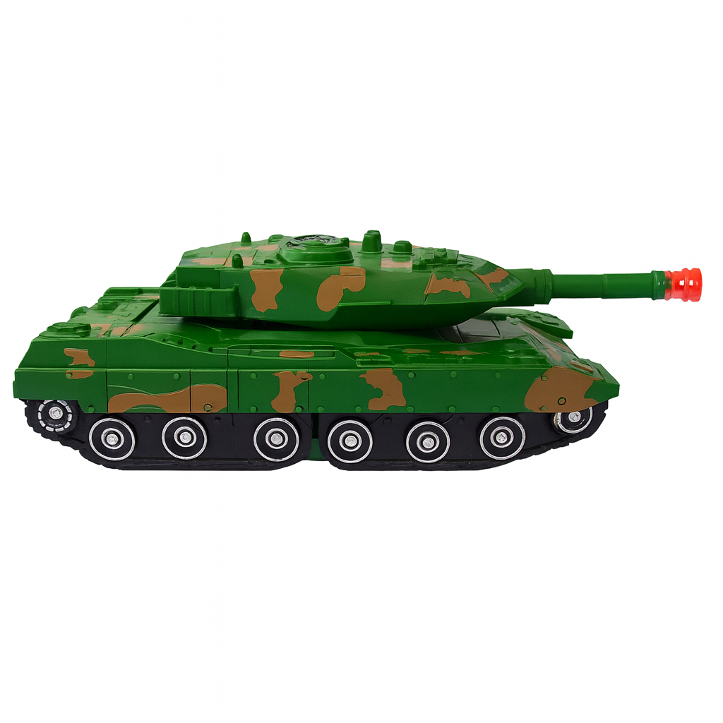 Tanque de Guerra Militar Infantil Combat Tank 2 em 1 – Brinquedo Transformável com Rodas - Foto 2