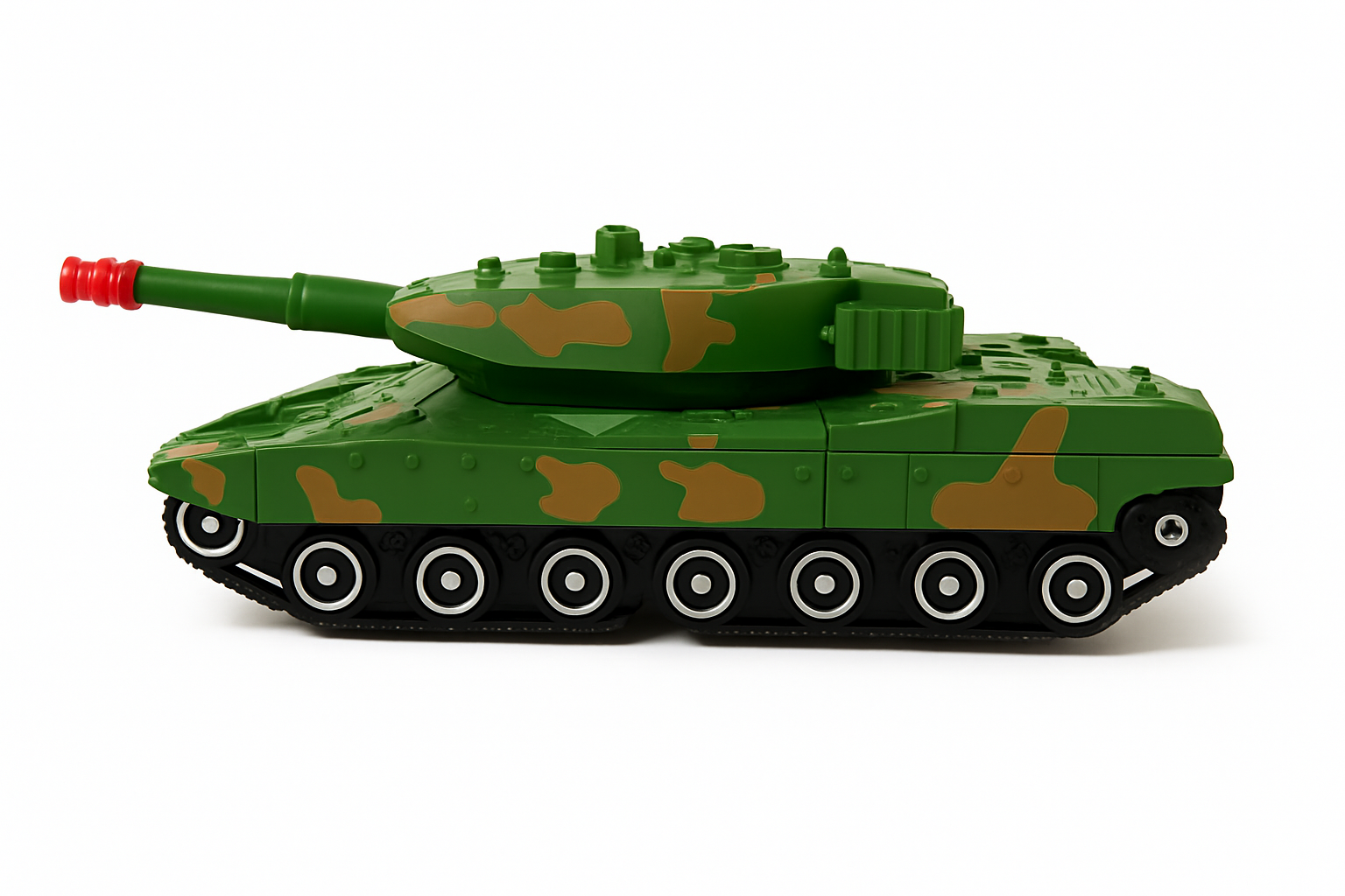 Tanque de Guerra Militar Infantil Combat Tank 2 em 1 – Brinquedo Transformável com Rodas - Foto 4