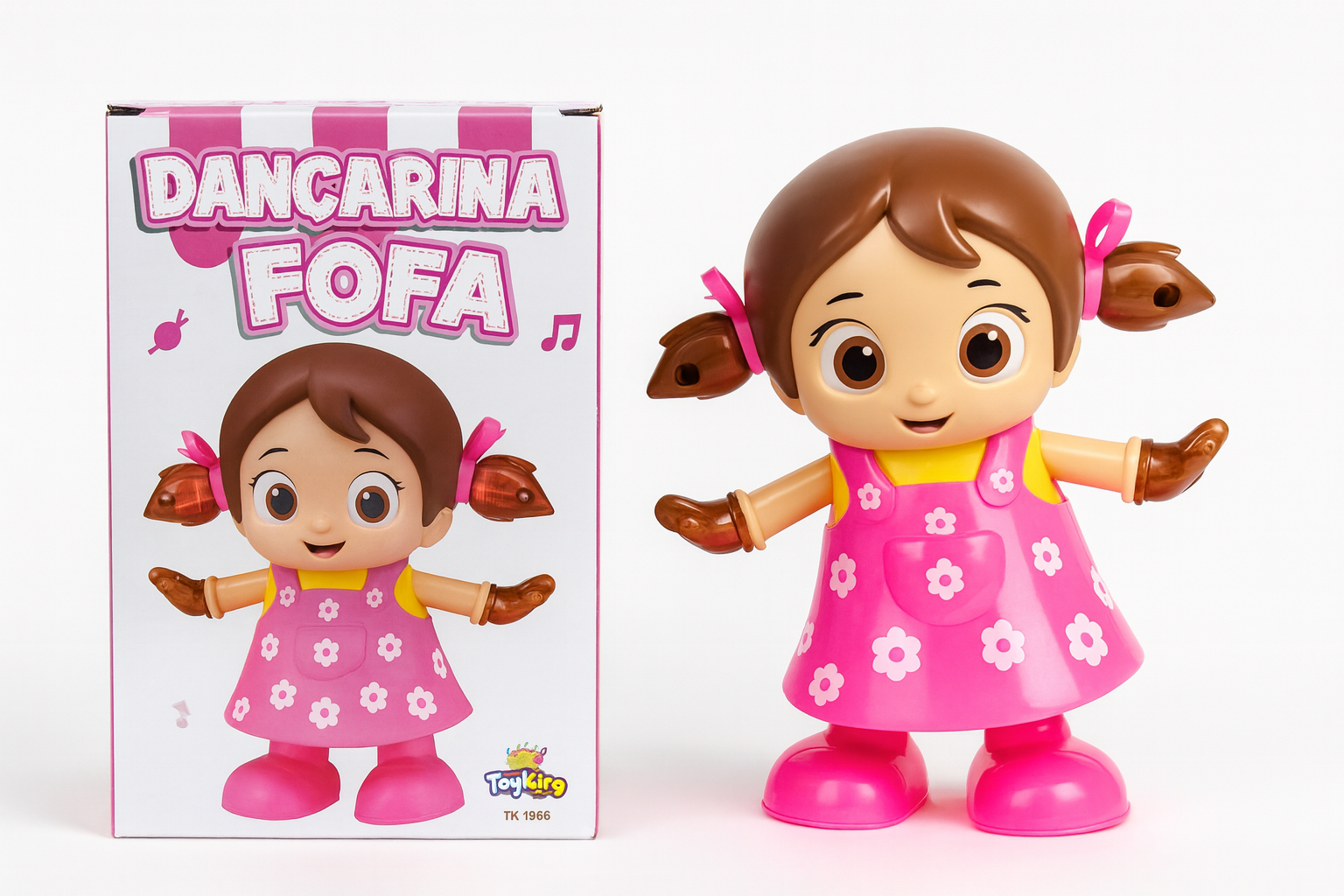 Boneca Dançarina Fofa Musical Infantil – Brinquedo Interativo com Movimento e Som - Foto 5