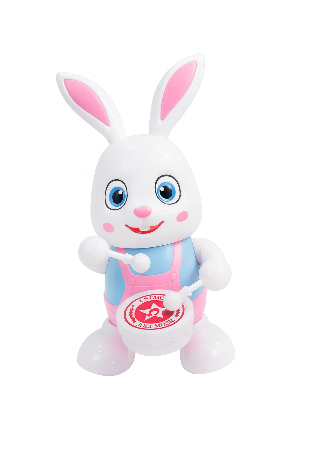 Coelho Musical Dançante Infantil com Luzes e Tambor – Brinquedo Interativo