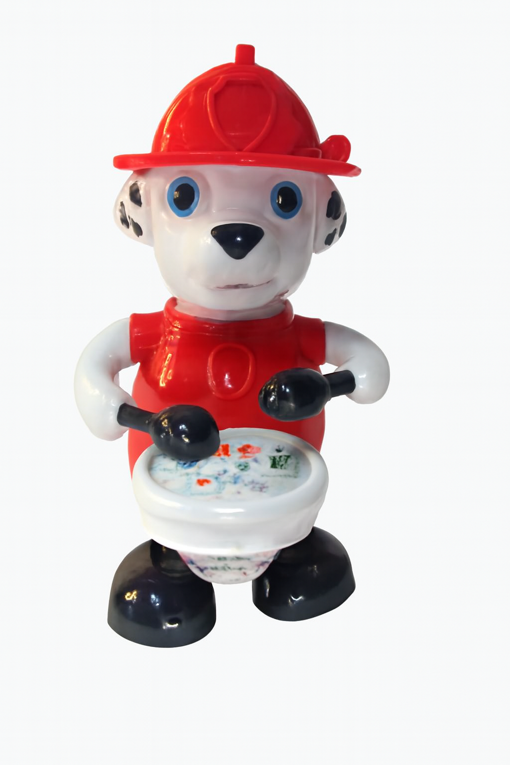 Cachorrinho Bombeiro Musical com Tambor – Brinquedo Infantil com Luzes e Sons