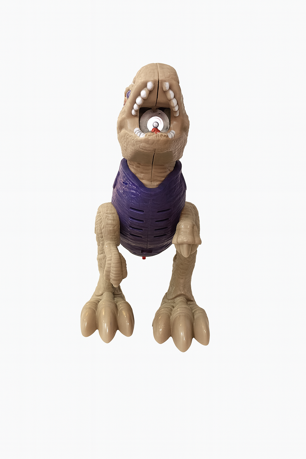 Dinossauro T-Rex Interativo que Anda, Acende Luzes e Solta Vapor de Água