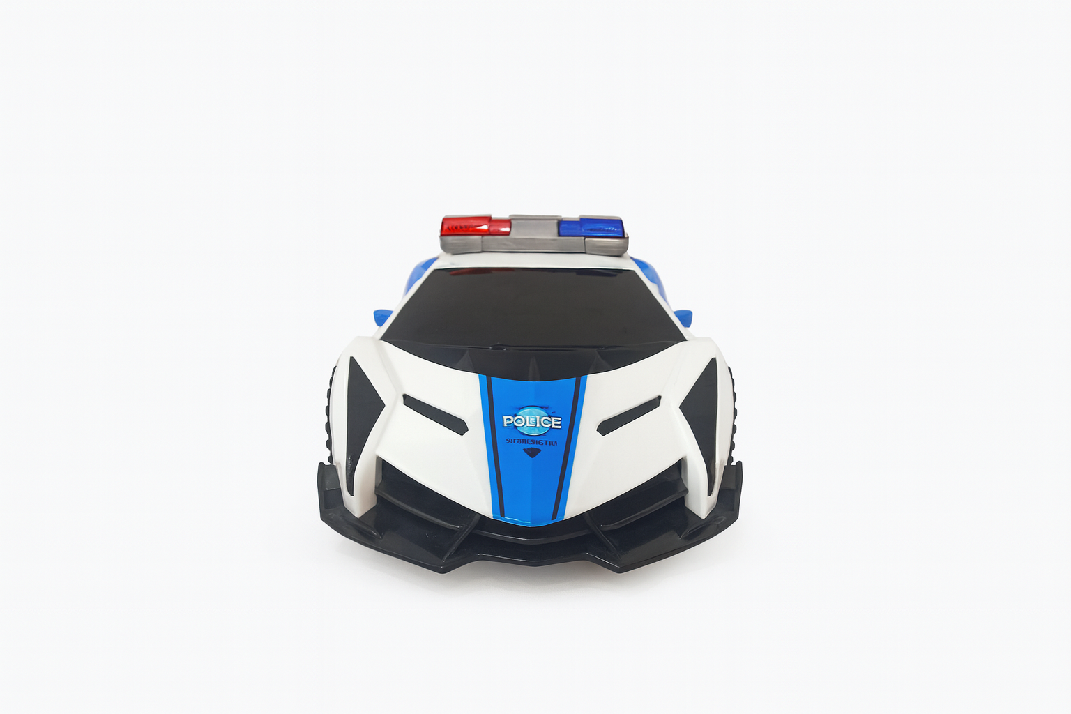 Carrinho Polícia Esportivo com Luzes LED e Som – Modelo Super Speed
