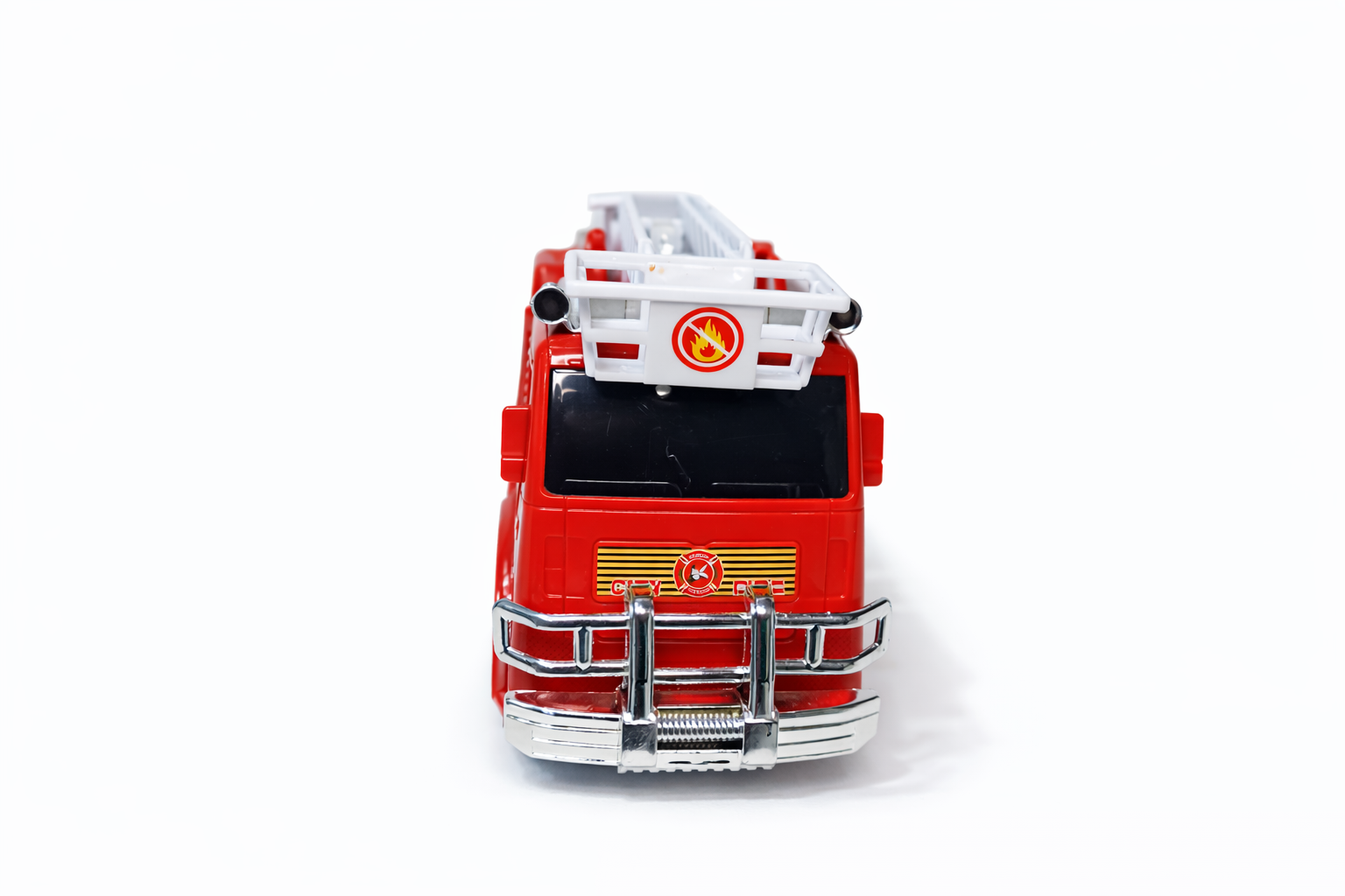Caminhão de Bombeiro Infantil com Escada Articulada, Luzes e Som – Fire Truck Super Resgate
