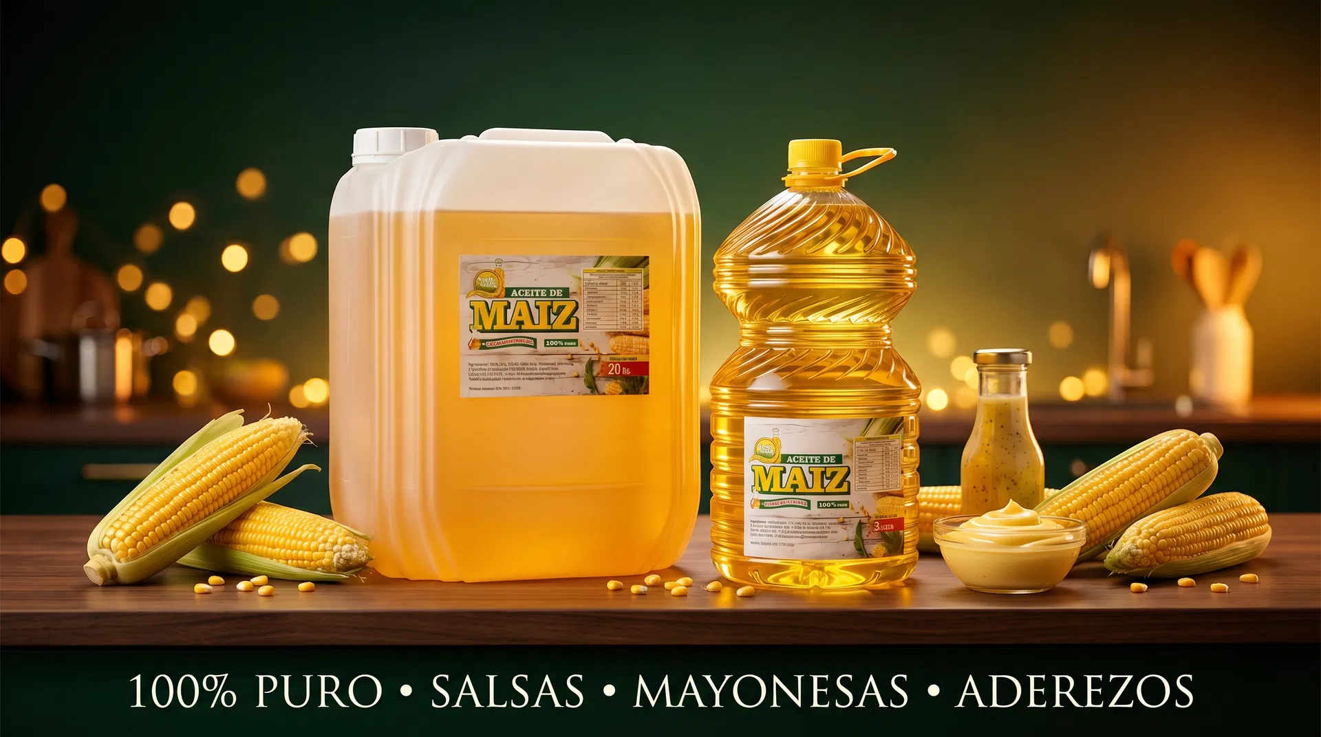 🌽 NUEVO: Aceite de Maíz 100% 20L
