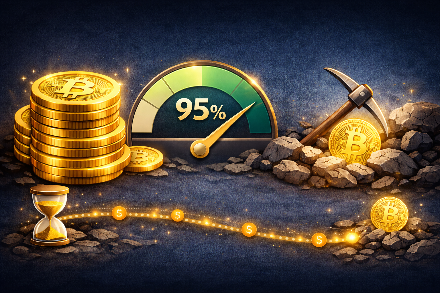 比特幣供應量逼近2000萬枚大關:最後百萬枚預計需114年才能挖出