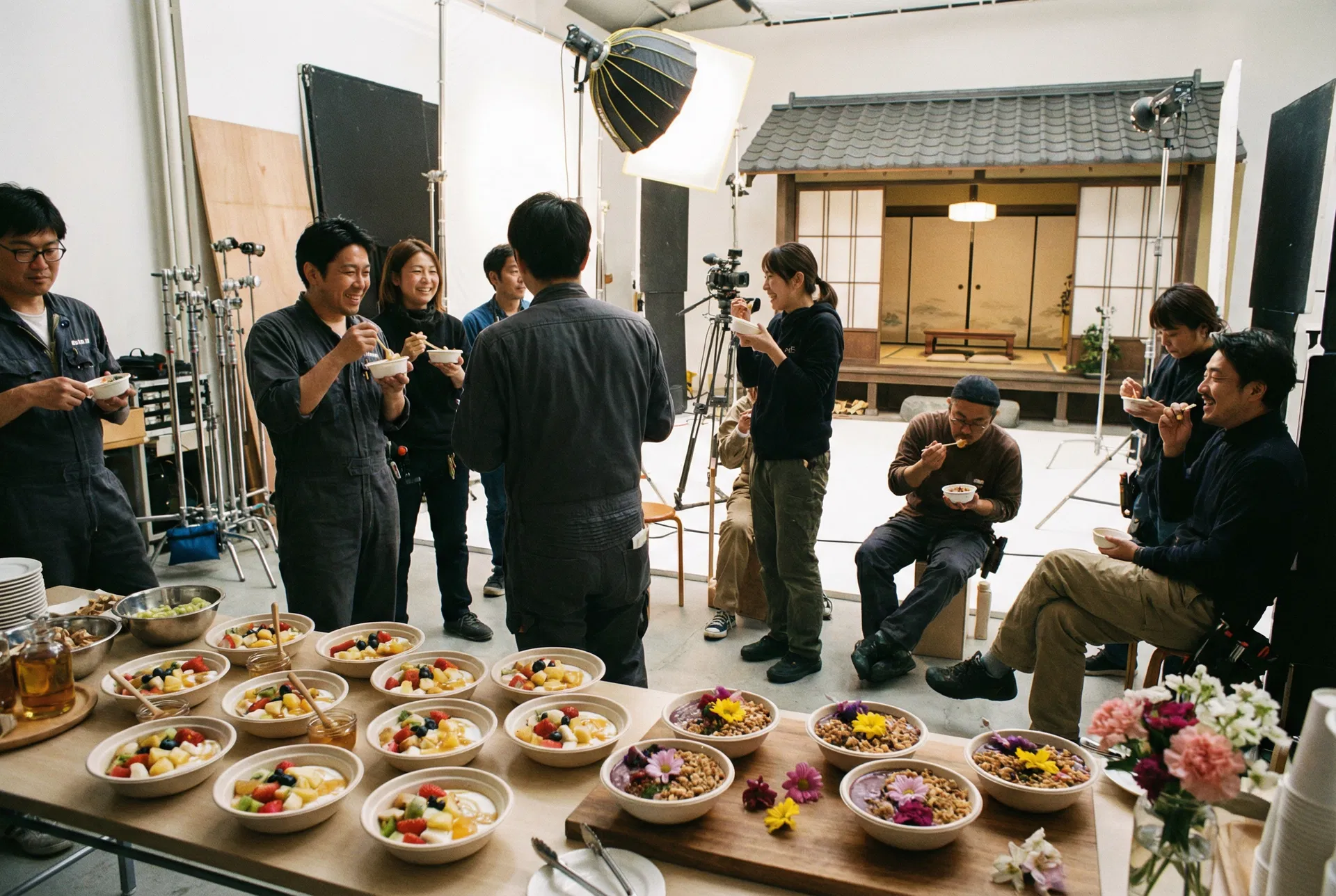 撮影現場でのケータリング