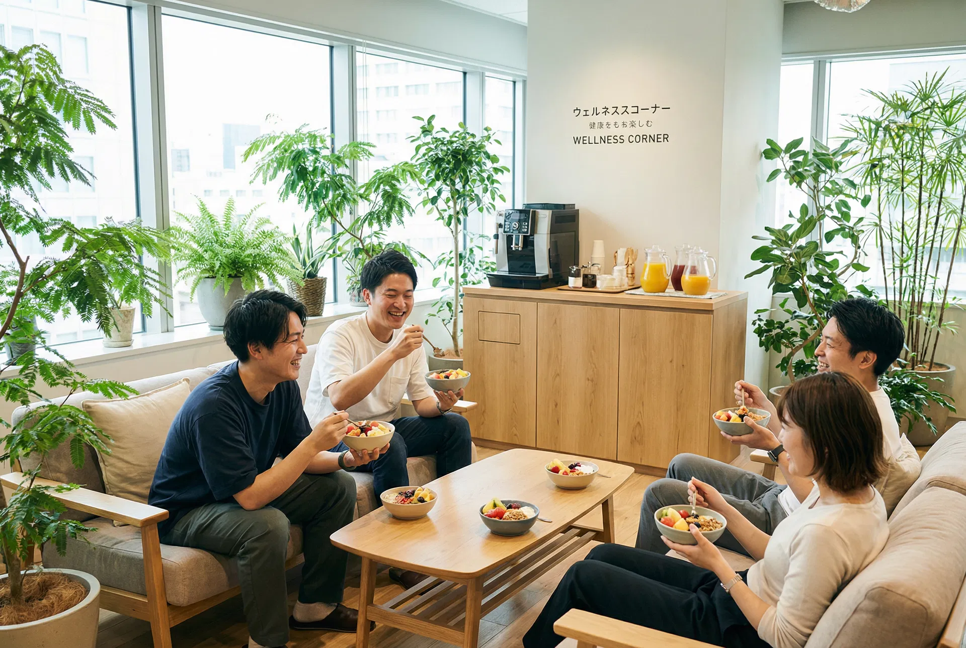 オフィスでの福利厚生ケータリング