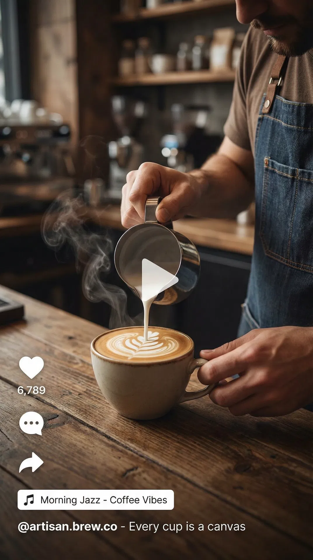 Specialty Coffee Shop Instagram Reel