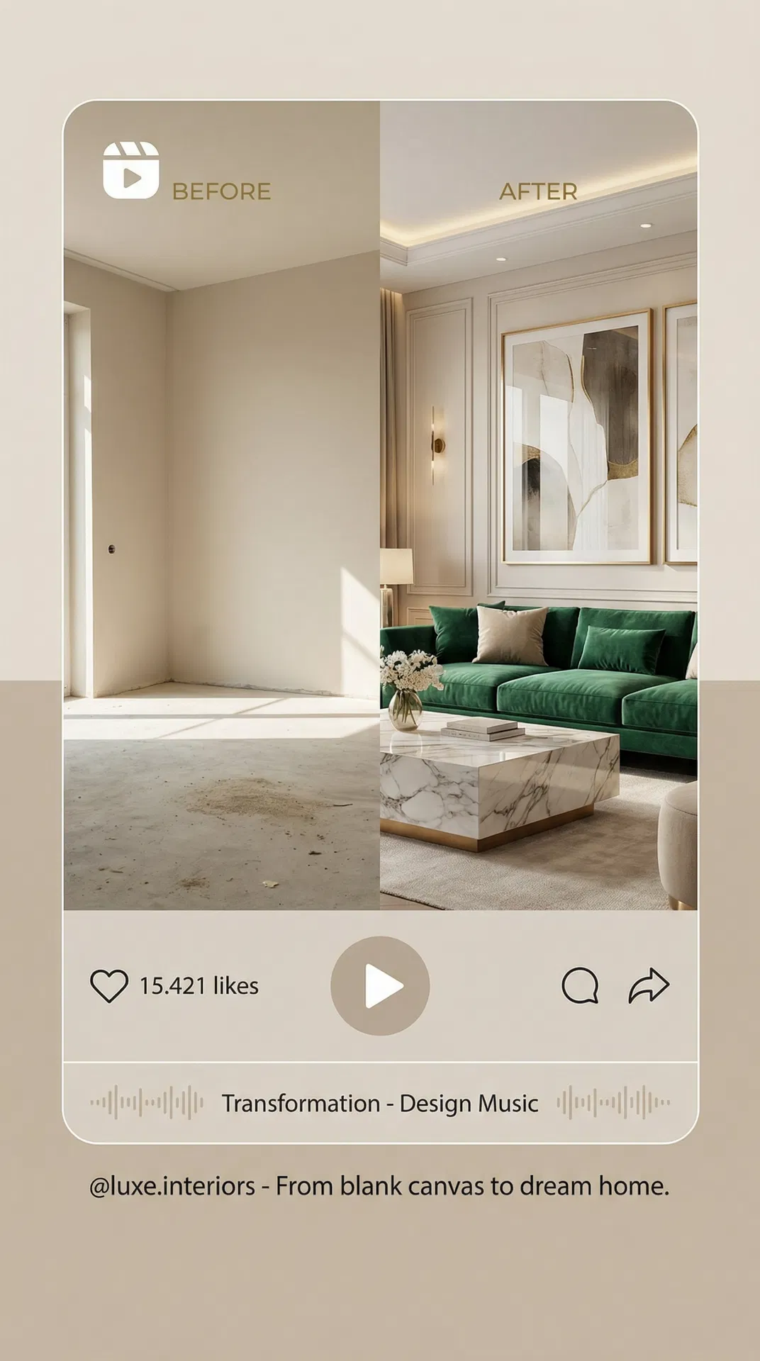 Interior Designer Instagram Reel