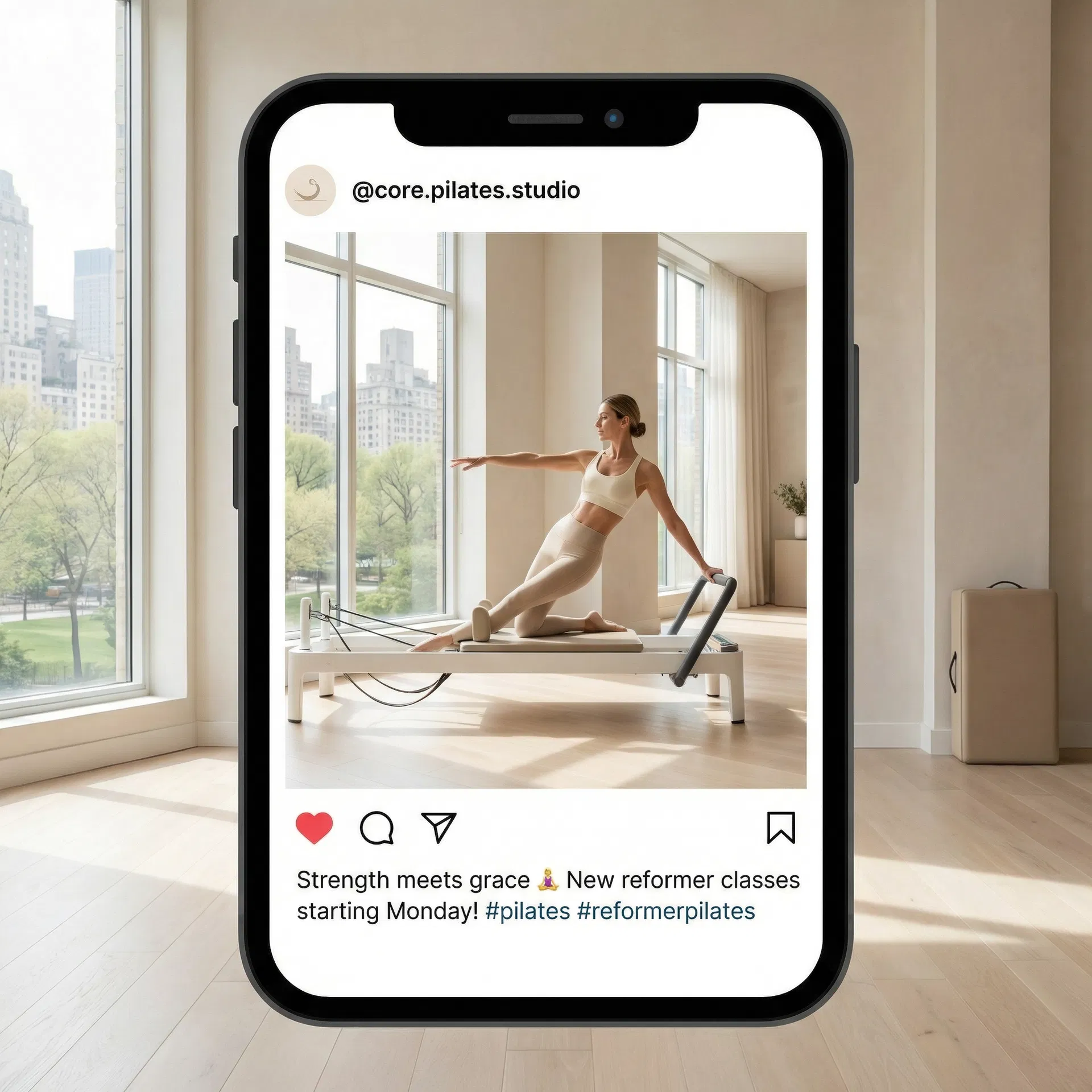 Pilates Studio Post