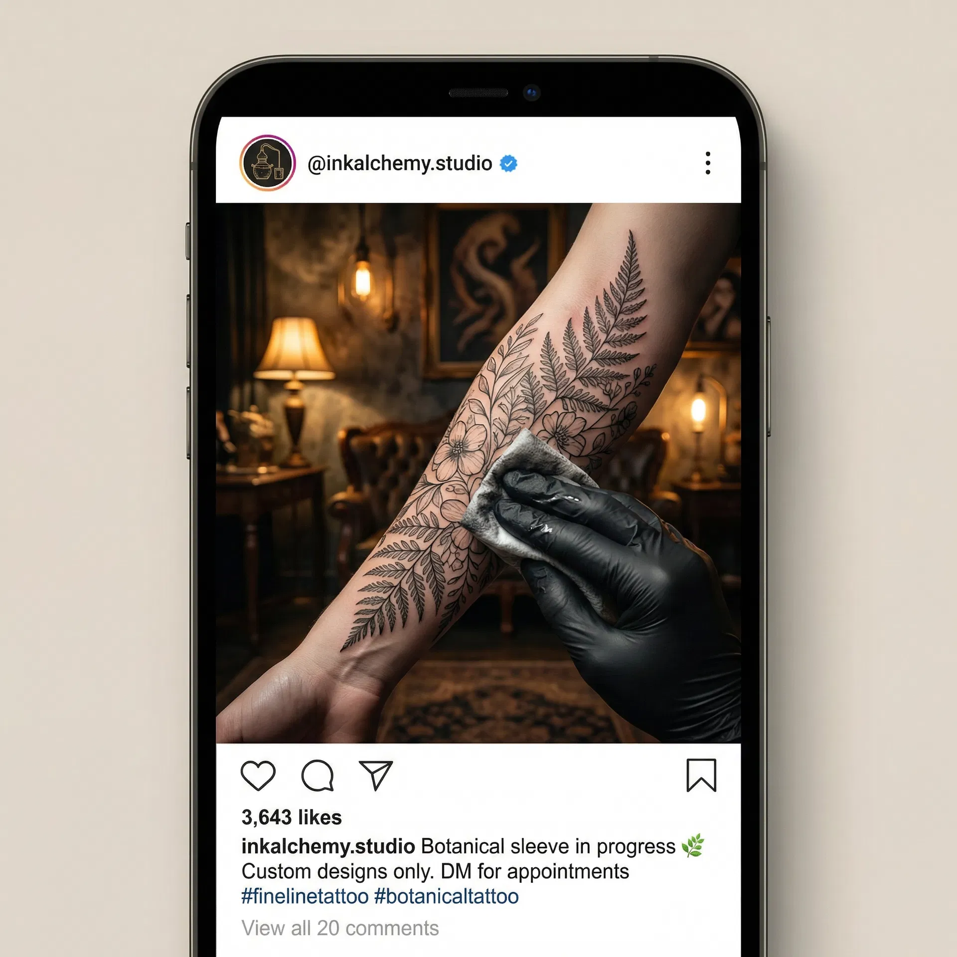 Tattoo Studio Post