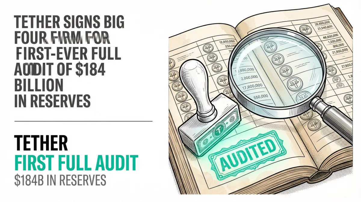 Tether Engages Big Four Firm for First Full Independent Audit, Billing It as Largest Inaugural Audit in Financial History