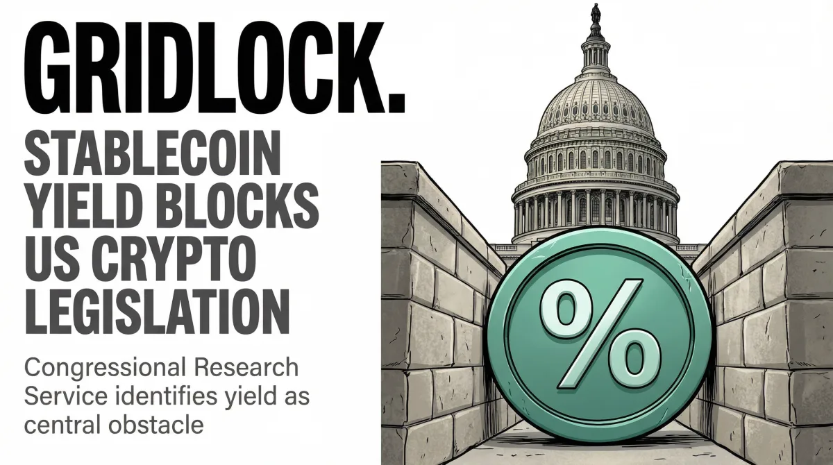 Congressional Research Service Identifies Stablecoin Yield as Central Obstacle to US Crypto Legislation