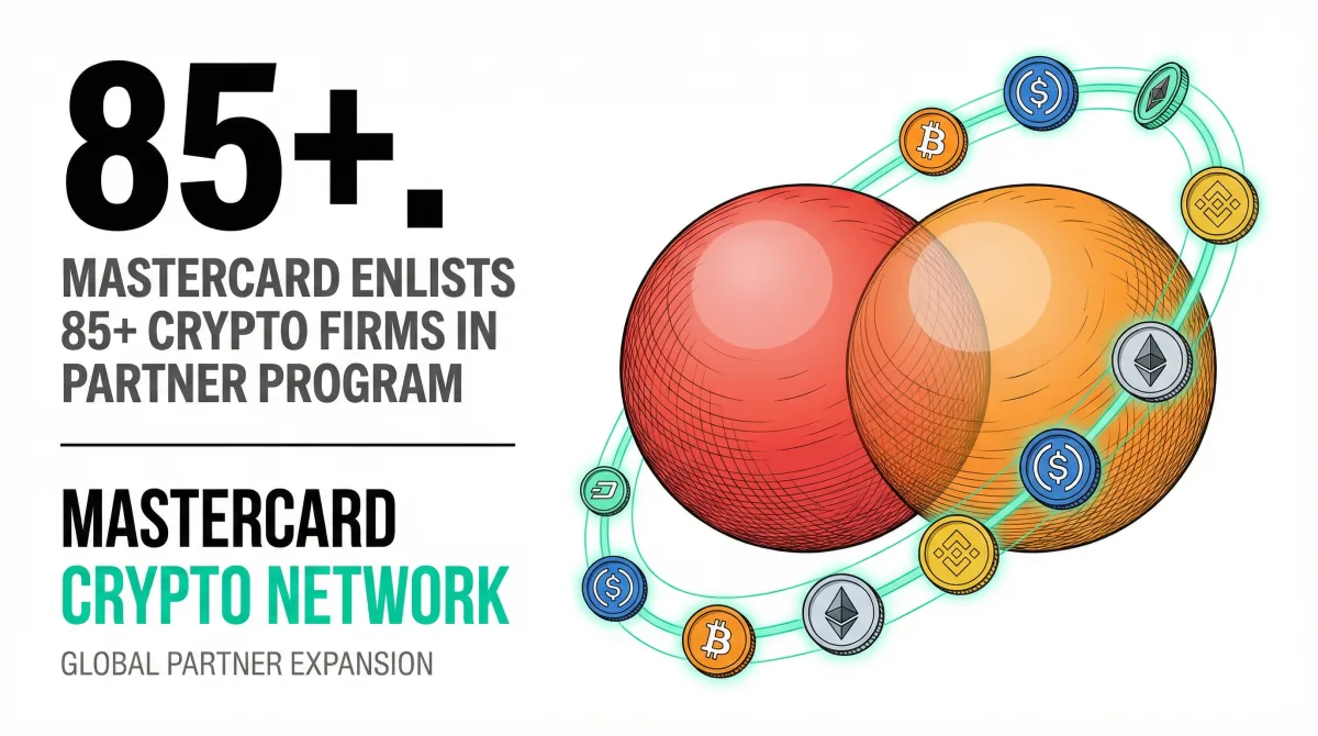Mastercard Launches Global Crypto Partner Program, Enlisting 85+ Firms From Binance to PayPal