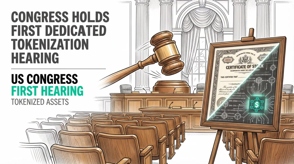 House Financial Services Committee Holds First Dedicated Tokenization Hearing as RWA Market Tops $26 Billion