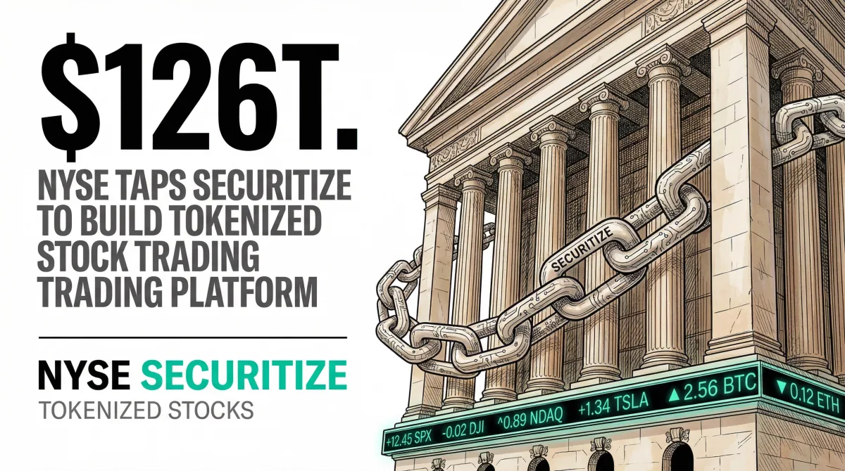 NYSE Signs MOU With Securitize to Build Tokenized Stock Trading Platform