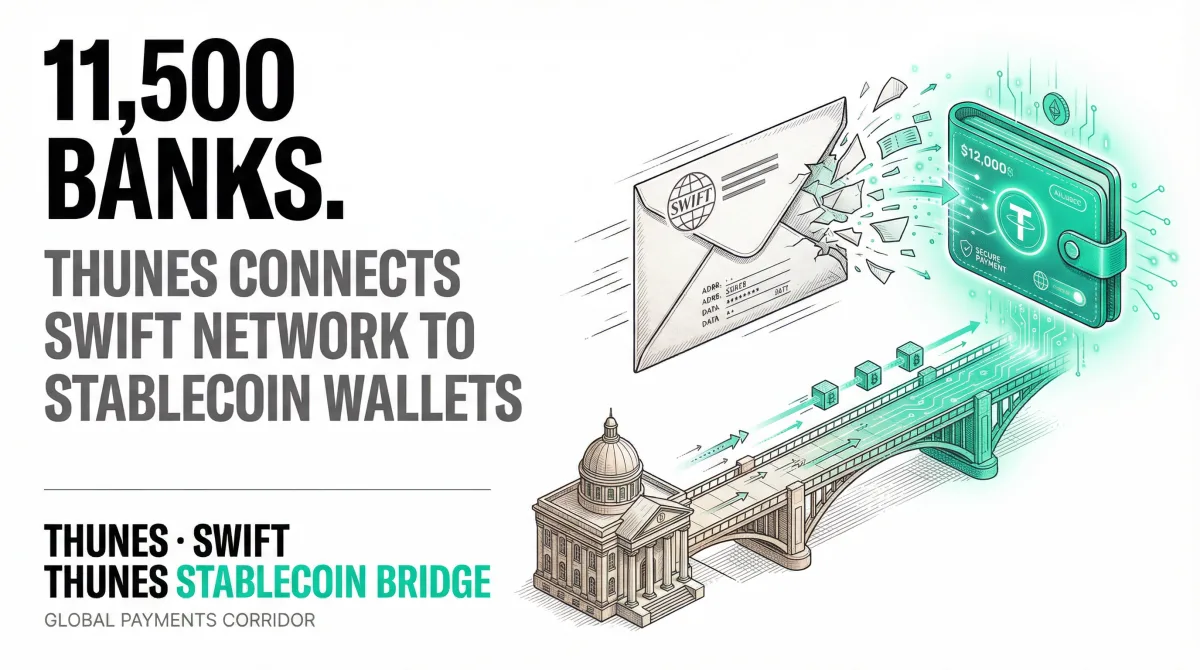 Thunes Connects 11,500 SWIFT Banks to 500 Million Stablecoin Wallets with Zero Additional Integration