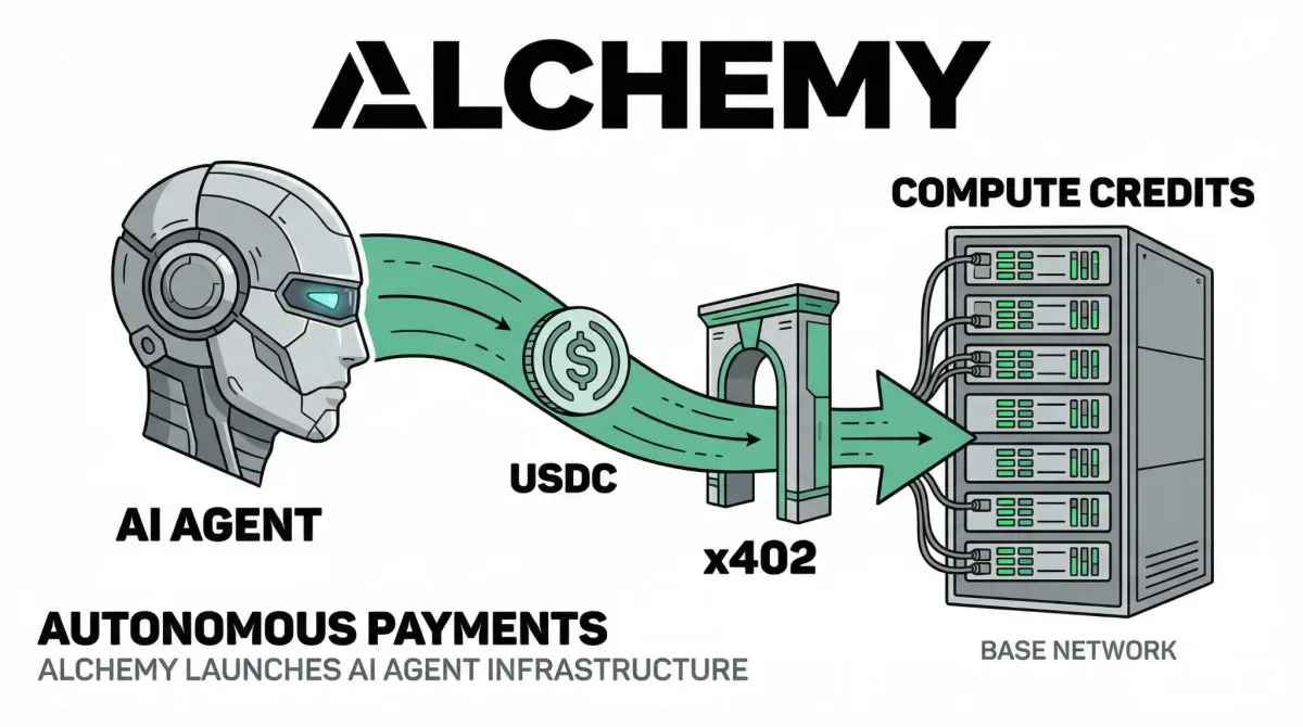 Alchemy Launches Autonomous AI Agent Infrastructure via x402 Standard