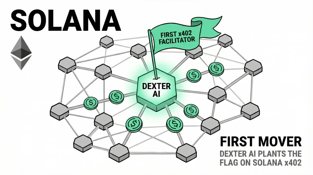 Dexter AI Becomes First x402 Facilitator for Solana Smart Wallets