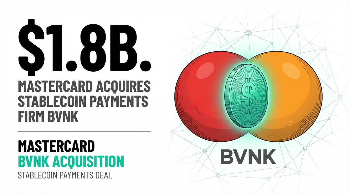Mastercard to Acquire Stablecoin Payments Firm BVNK for Up to $1.8 Billion