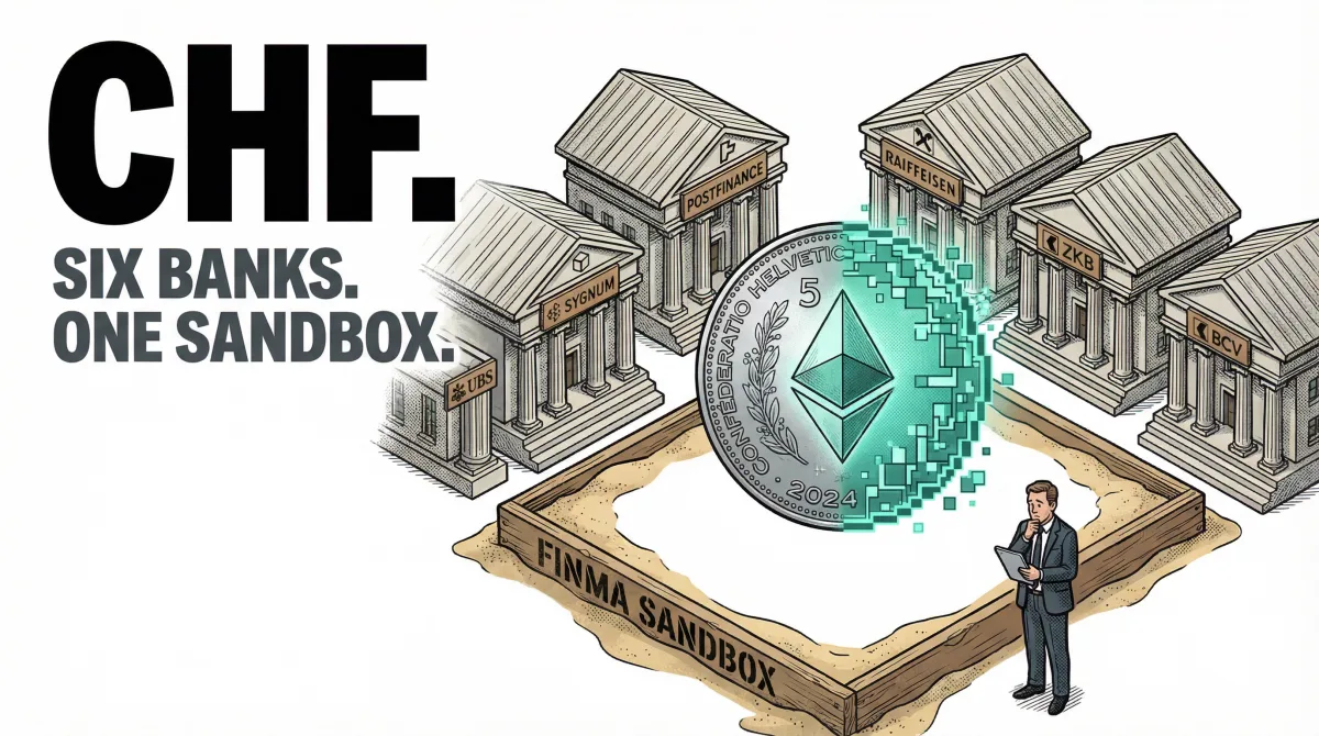 Six Swiss Banks Launch CHF Stablecoin Sandbox With Swiss Stablecoin AG on Ethereum