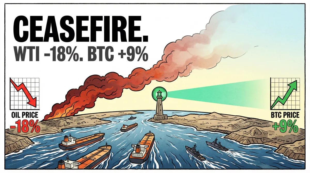 Markets Surge as US and Iran Agree to Two-Week Ceasefire, Reopening Hormuz Corridor