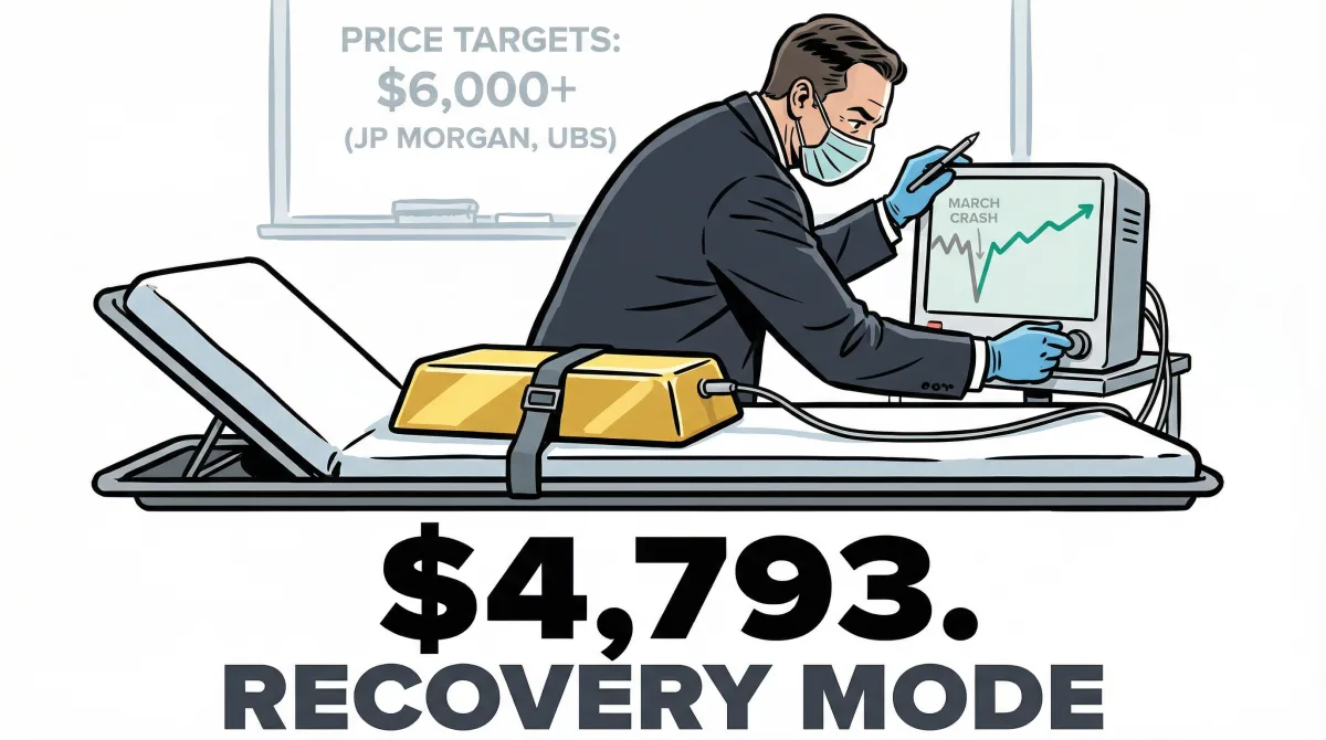 Gold Recovers to $4,792.55 on LBMA Fix as US-Iran Ceasefire Eases Geopolitical Pressure